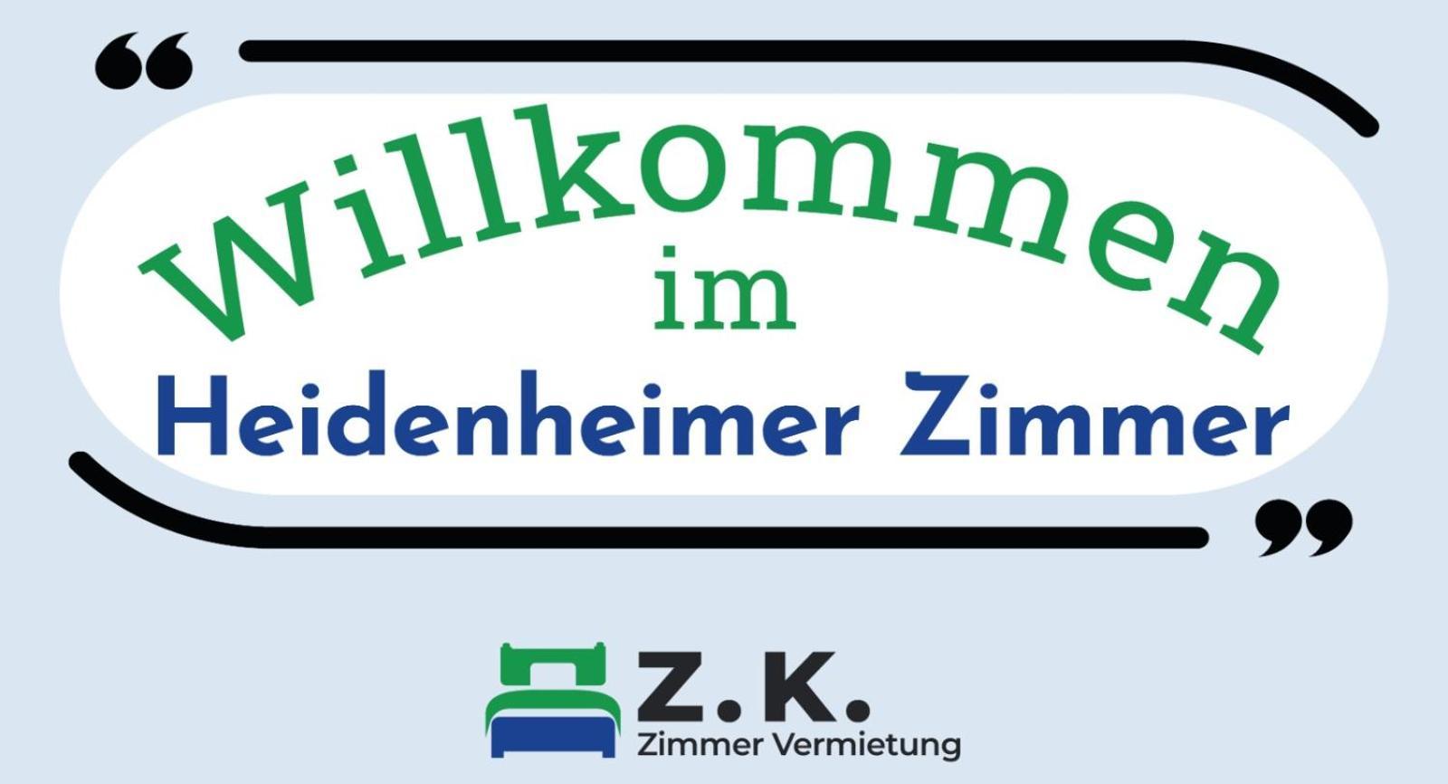 Heidenheimer Zimmer Εξωτερικό φωτογραφία